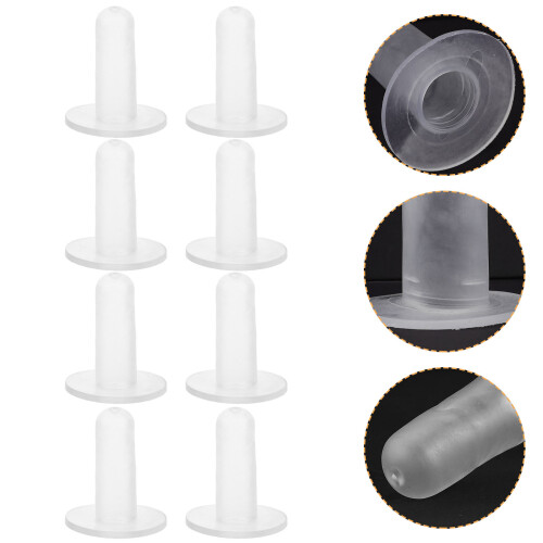 10pcs rubber pacifier nipples for lamb goat feeding bottles