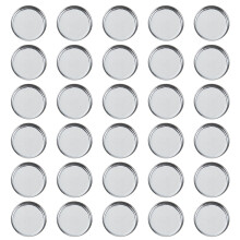 30pcs empty round metal eyeshadow pans for cosmetic palettes
