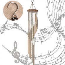 Wind Chimes Bamboo, Outdoor Garden Wind Chime Natural Soothing Sound