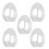 high transparent flat bottom egg-shaped plastic storage box 1