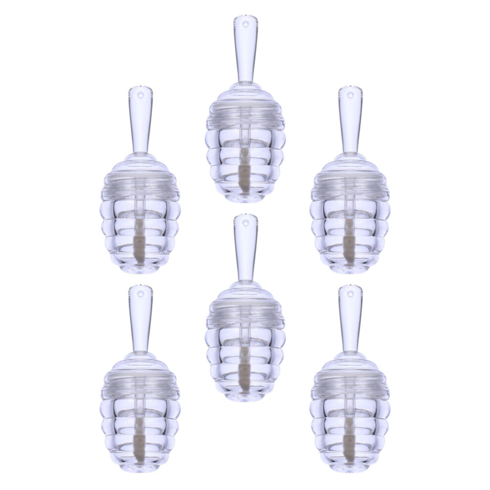 Villcase 6Pcs Empty Lip Gloss Tubes Honeycomb Lipstick Tubes Lip Balm Container
