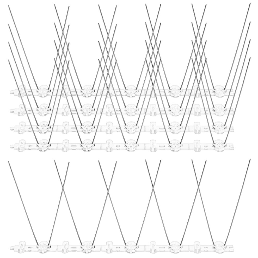 5 Pcs Bird Spikes Squirrel Deterrent Strips For Outdoor Garden Fence 3271848306136