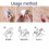 10pcs waterproof adhesive wall hooks for bathroom kitchen 2