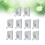 10pcs waterproof adhesive wall hooks for bathroom kitchen 11