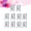 10pcs waterproof adhesive wall hooks for bathroom kitchen 5