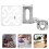 1 set sewing presser feet cutting ruler for diy cloth patchwork 10