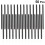 50pcs disposable lip liner brushes with plastic handle and nylon bristles 7