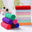 10pcs microfiber hand towels 30x30cm fast dry assorted colors 5