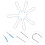 20pcs hot roller clips replacement u-shaped curler clips 4