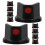 10pcs spray paint caps for graffiti cans quick detach nozzles 1