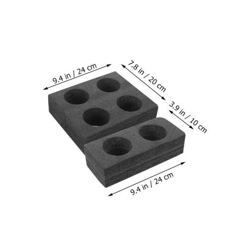 2pcs foam drink cup carrier tray for takeout delivery packing 1