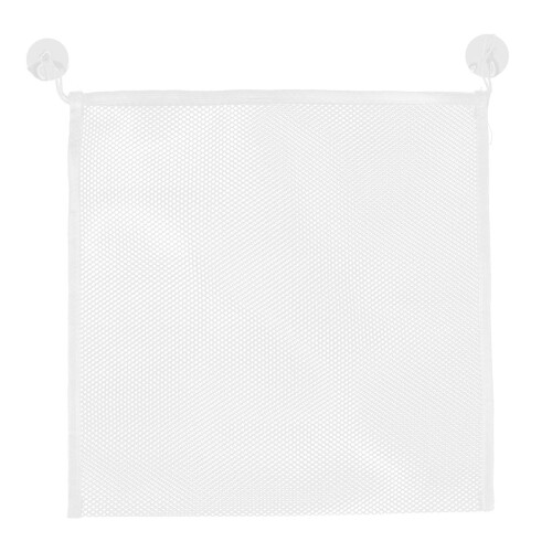 organizer per 37x37 cm con gancio e sacchetto portaoggetti bianco 2
