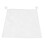 organizer per 37x37 cm con gancio e sacchetto portaoggetti bianco 7