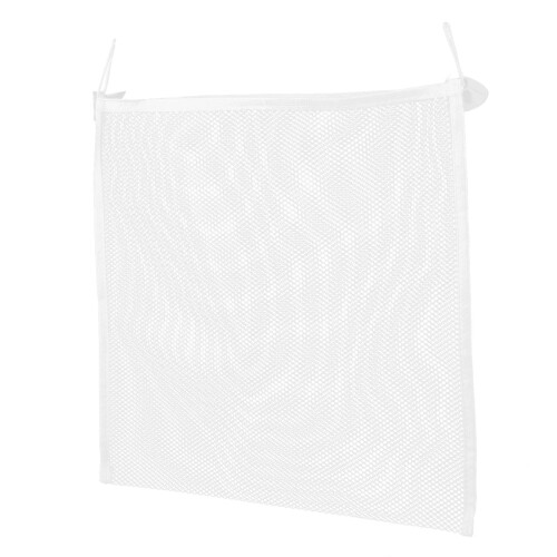 organizer per 37x37 cm con gancio e sacchetto portaoggetti bianco 1