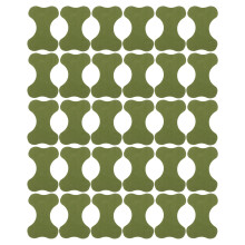 30 sheets portable moxa patches, blank stickers (random color)