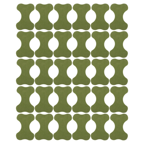 30 sheets portable moxa patches, blank stickers (random color)