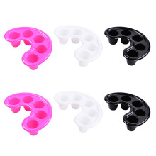 6 ciotole manicure 5 , bianco rosa per ammollo unghie e cuticole