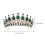 1Retro Groene Rhinestone Tiara Bruidsaccessoire Feestdagen 7