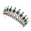 1Retro Groene Rhinestone Tiara Bruidsaccessoire Feestdagen 5
