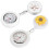 2 orologi con clip retrattile per infermieri 5