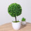 3 pezzi artificiale, , bonsai, verde sintetica 3