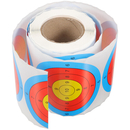 1 rotolo etichette fluorescenti per sportivo
