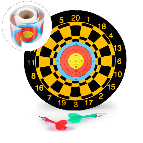1 rotolo etichette fluorescenti per sportivo 2