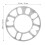 4 pezzi spessori ruota 8 mm in lega alluminio universali 4 e 5 2