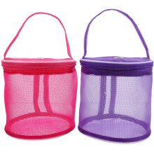 borsa portatile per gomitoli in lana, contenitore da ricamo, 2 pz