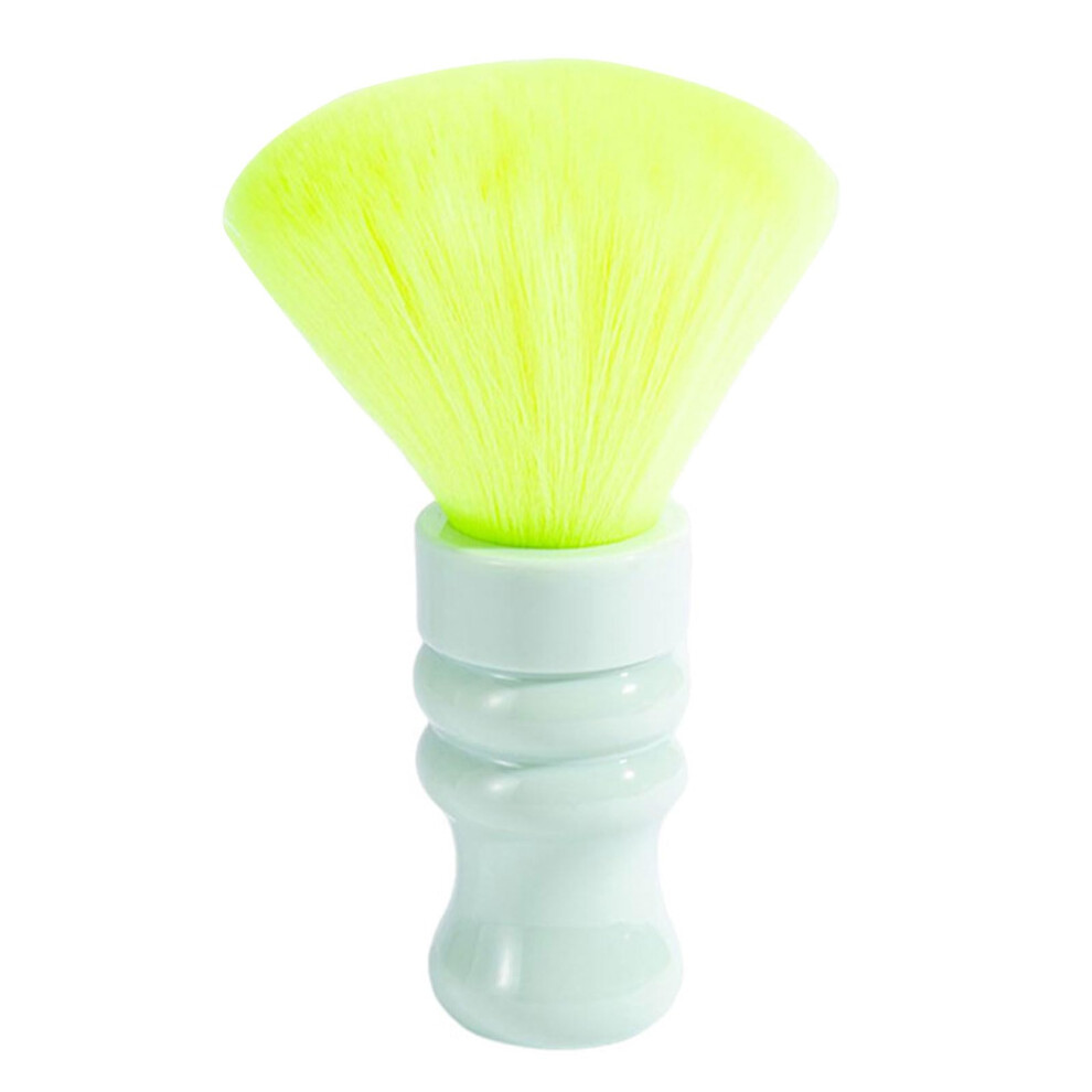Green Barber Neck Duster Brush For Face And Neck Cleaning Hair Cutting Hairbrush Professional Salon And Home Use
