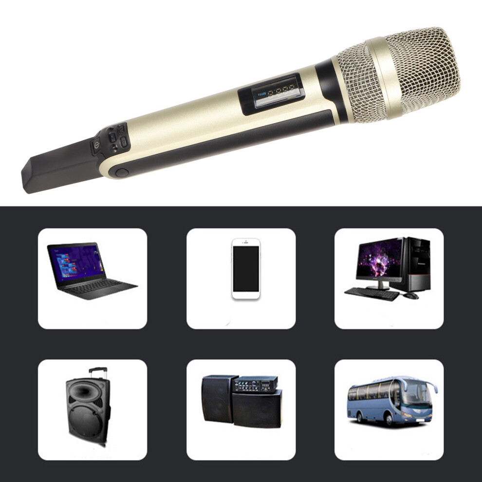 Wireless Uhf Microphone System With Lcd, 30 Channels, 1200Mah Battery 9441351614736