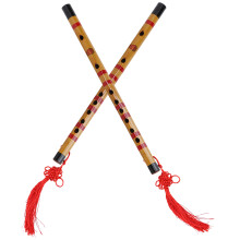1 set / 2 bambusfluiten, traditioneel muziekinstrument voor beginners