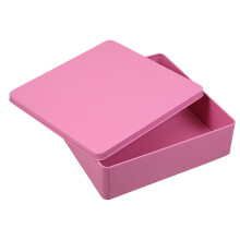 decoratieve tinplate blikken doos voor opbergen in keuken, roze