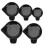 5 plastic weegcups met houder voor weegschaal 1