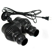 Black Aquarium Wave Maker Dual Motor 6000l/h Fish Tank Water Pump