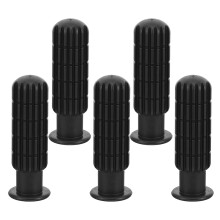 5Pièces Poignées De Table Baby-Foot En PVC Noir Faciles À Installer