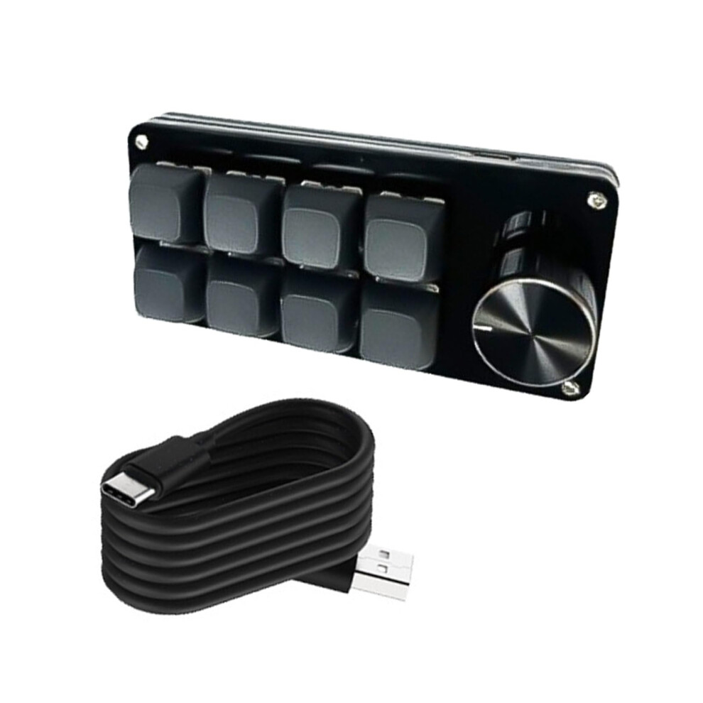 3Key/4Key/6Key/8Key Mechanical Macro Keyboards With Easy Programming Custom Knob, Pc Compatible, Programmable Macro Keys 9354506885847