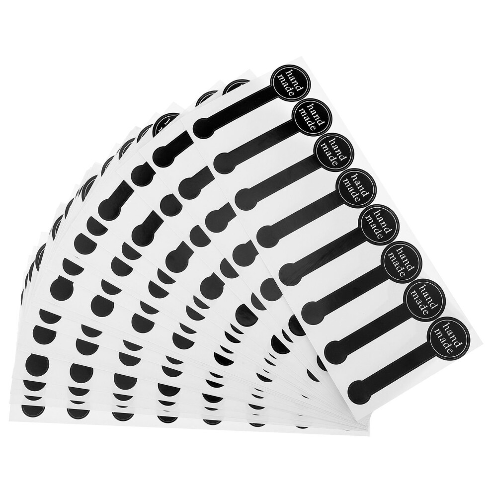 200 Szt. RęCznie Robione Naklejki Samoprzylepne Na SłOiki I Kubki-image