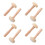10Pcs Wooden Darning Mushrooms Multi-Function Knitting Tools Khaki 7