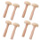 10Pcs Wooden Darning Mushrooms Multi-Function Knitting Tools Khaki 8