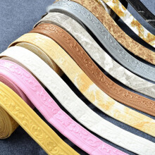 Foam Cotton Wall Trim Stickers Self-Adhesive White Molding For Interior Design Projects