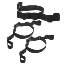 3 para cadeira universal, 12,58 x 7,07 x 0,9 , preto