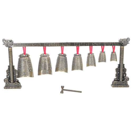 conjunto de percussão antigo com chocalhos para decoração 1