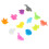 24 unid. marcadores de com animais marinhos silicone 1