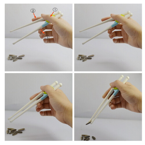 Chopsticks reutilizáveis portáteis para crianças ( ) 1