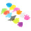 24 unid. marcadores de com animais marinhos silicone 3