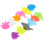 24 unid. marcadores de com animais marinhos silicone 7