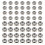200 unid. strass rebites redondos com para unhas 2