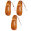 3 peças de calcanhar para e 7