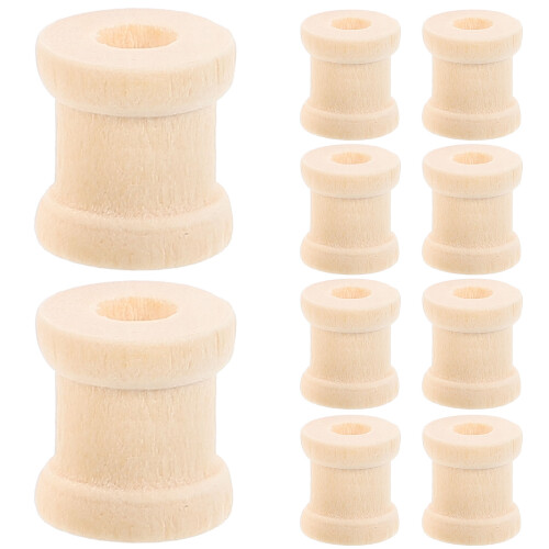 100 carretéis claro 15x13 mm forma ampulheta